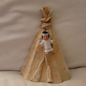Gregory Perillo Sagebrush Kids. Native American Angel Baby Fig Attached To Tepee